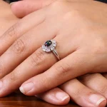 انگشتر اوپال زنانه کد 20163