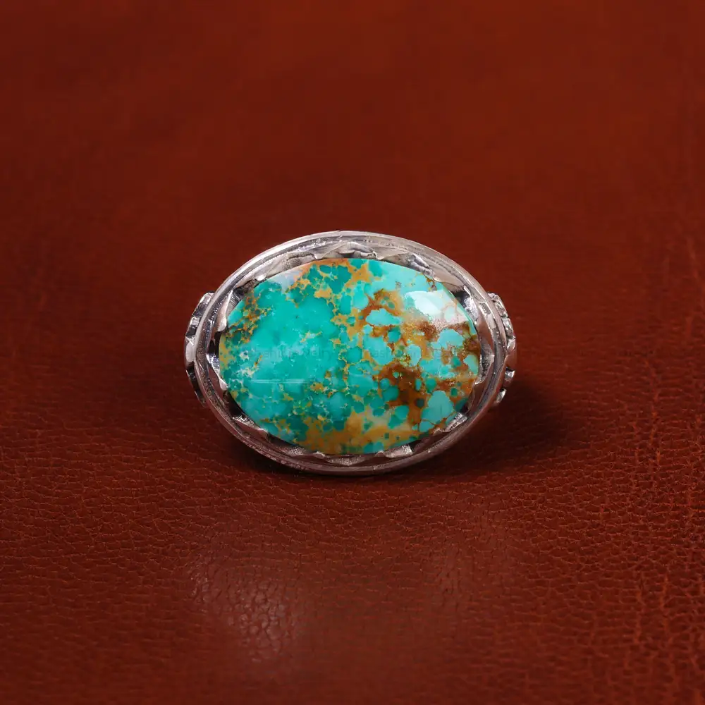 انگشتر فیروزه شجری مردانه کد 20345