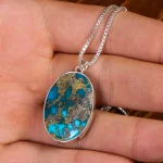 گردنبند فیروزه شجری کد 20383