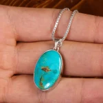 گردنبند فیروزه شجری کد 20387