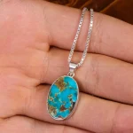 گردنبند فیروزه شجری کد 20390