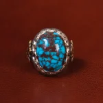 انگشتر فیروزه شجری مردانه کد 20462