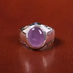 انگشتر عقیق سوسنی مردانه کد 20486