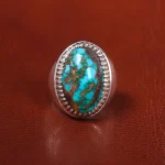 انگشتر فیروزه شجری مردانه کد 20545