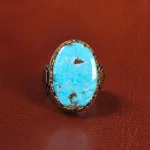 انگشتر فیروزه شجری مردانه کد 20629