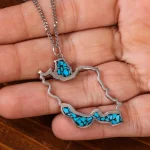 گردنبند فیروزه کوب کد 20676