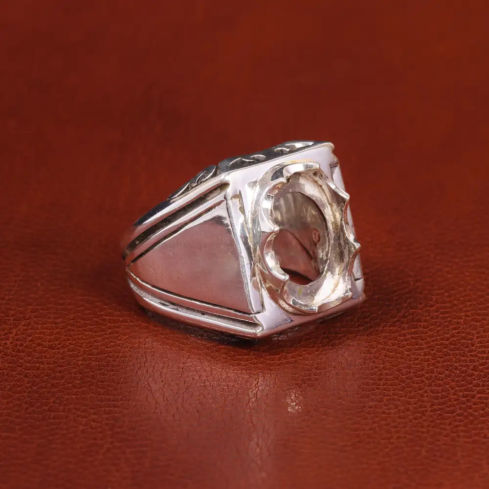 رکاب نقره انگشتر مردانه