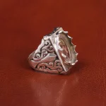 رکاب نقره انگشتر مردانه