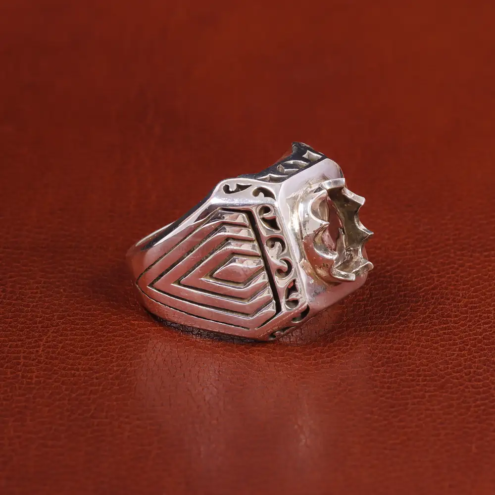 رکاب نقره انگشتر مردانه