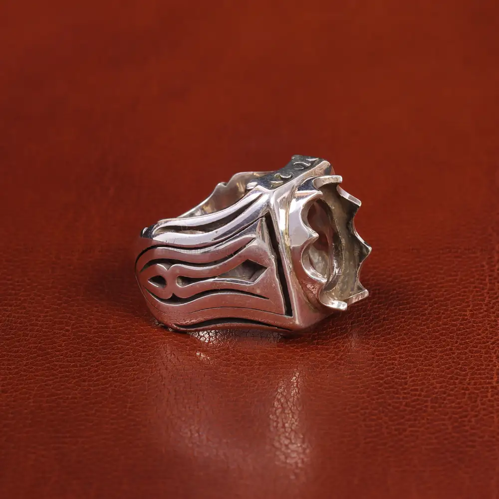 رکاب نقره انگشتر مردانه