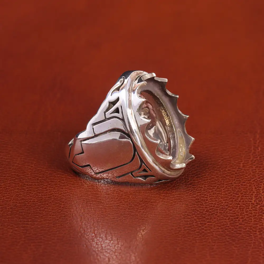 رکاب نقره انگشتر مردانه