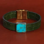 دستبند چرم فیروزه کد 20797