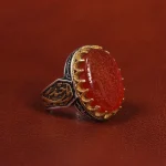 انگشتر عقیق یمن مردانه کد 20853