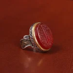 انگشتر عقیق یمن مردانه کد 20856