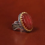 انگشتر عقیق یمن مردانه کد 20860