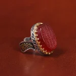 انگشتر عقیق یمن مردانه کد 20862