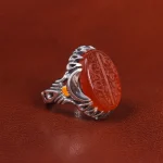 انگشتر عقیق مردانه کد 20864