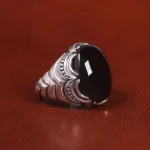 انگشتر عقیق یمن مردانه کد 20865