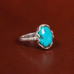 انگشتر فیروزه شجری زنانه کد 20896