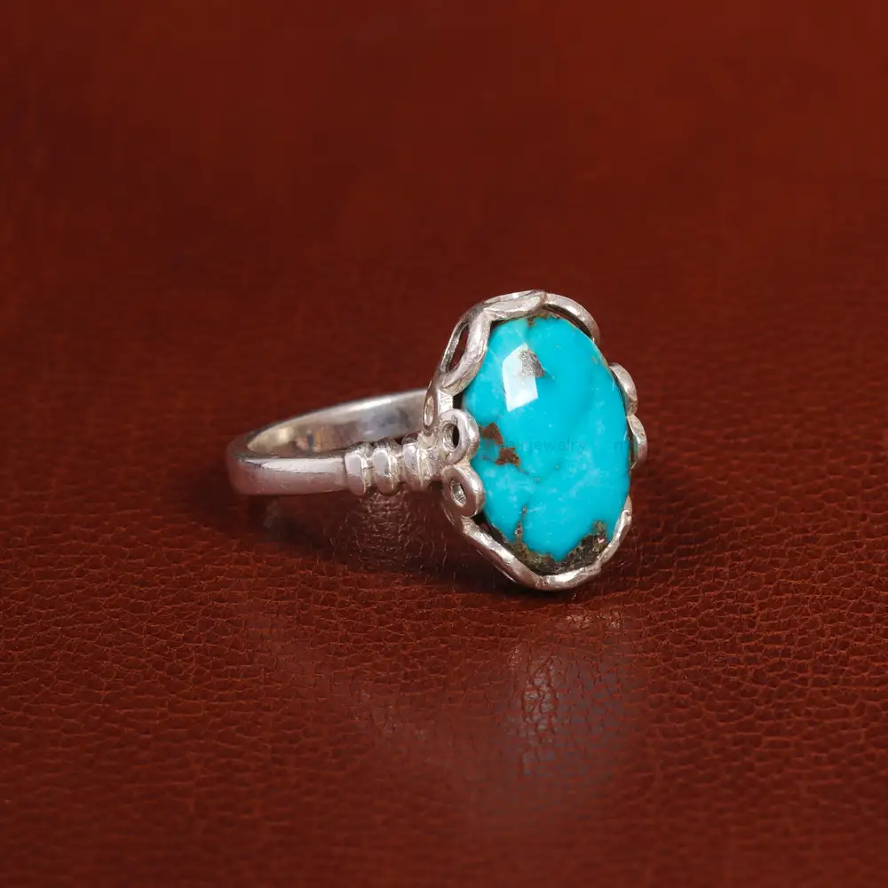 انگشتر فیروزه شجری زنانه کد 20896