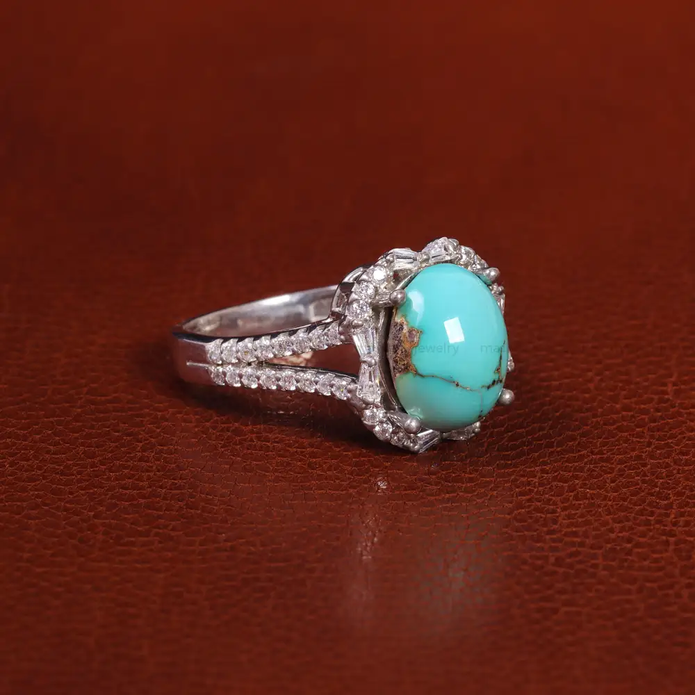 انگشتر فیروزه شجری زنانه کد 20914