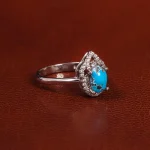 انگشتر فیروزه شجری زنانه کد 20920