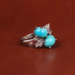 انگشتر فیروزه شجری زنانه کد 20925