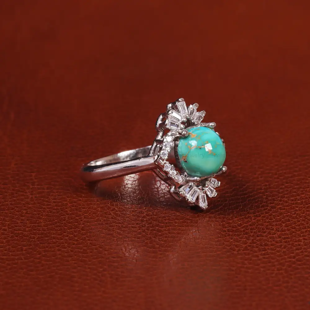 انگشتر فیروزه شجری زنانه کد 20929