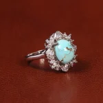 انگشتر فیروزه شجری زنانه کد 20942