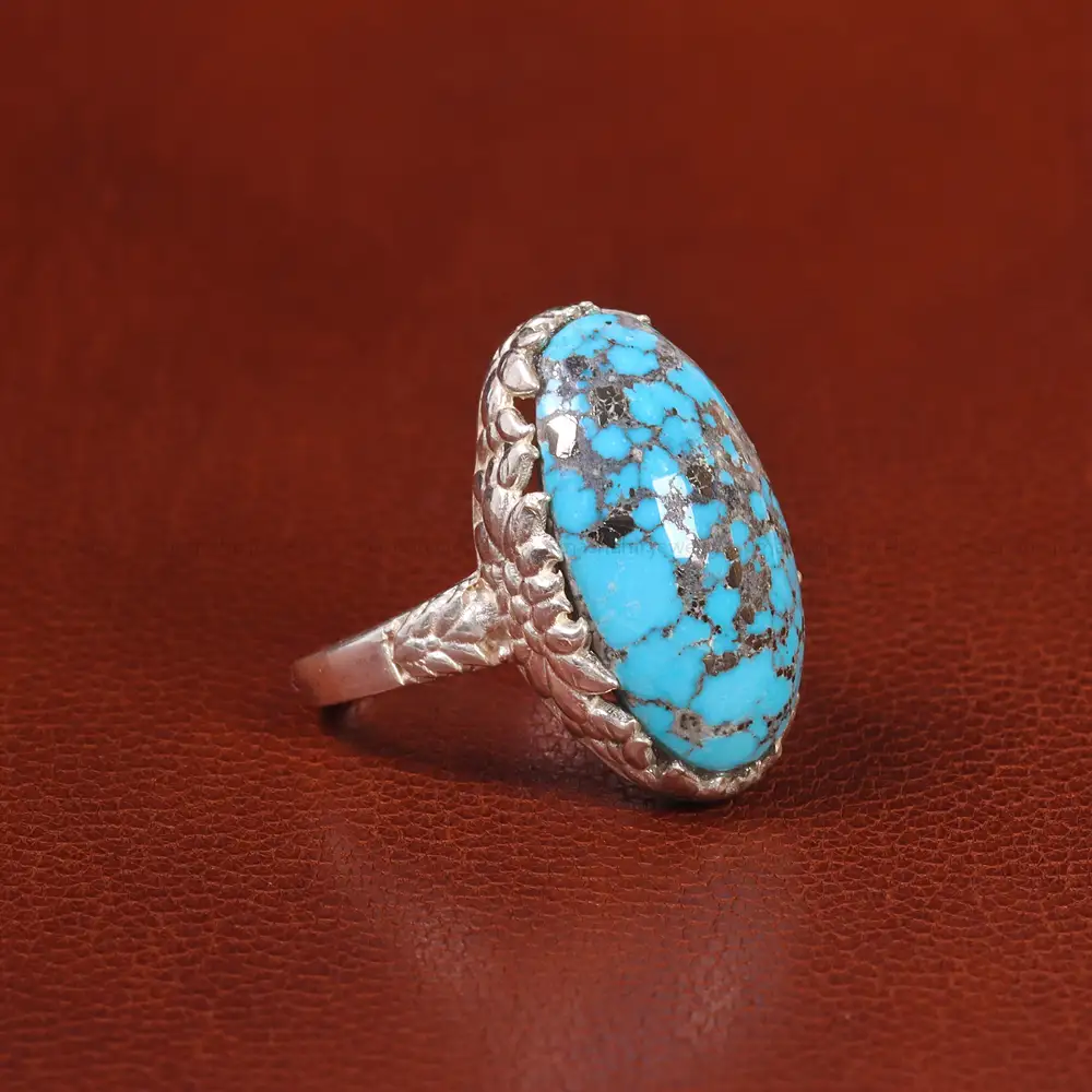 انگشتر فیروزه شجری زنانه کد 20956