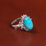 انگشتر فیروزه شجری زنانه کد 20959
