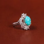 انگشتر فیروزه شجری زنانه کد 20960