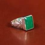 انگشتر زمرد مردانه کد 21034