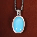 گردنبند فیروزه عجمی کد 21037