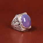 انگشتر عقیق سوسنی مردانه کد 21125