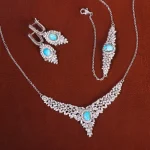 سرویس فیروزه زنانه کد 21141