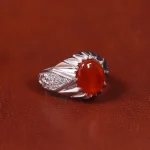 انگشتر عقیق یمن مردانه کد 21194