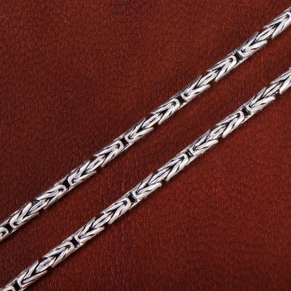 زنجیر نقره کد 21216