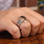 رکاب نقره انگشتر مردانه