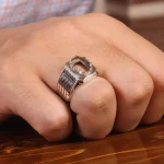 رکاب نقره انگشتر مردانه