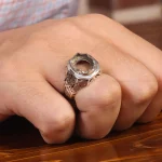 رکاب نقره انگشتر مردانه