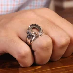 رکاب نقره انگشتر مردانه