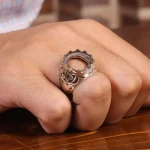 رکاب نقره انگشتر مردانه