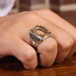 رکاب نقره انگشتر مردانه