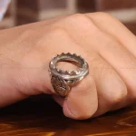 رکاب نقره انگشتر مردانه