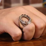 رکاب نقره انگشتر مردانه