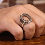 رکاب نقره انگشتر مردانه