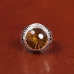 انگشتر سیترین مردانه کد 20688