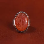 انگشتر عقیق یمن مردانه کد 20864