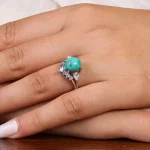 انگشتر فیروزه شجری زنانه کد 20917